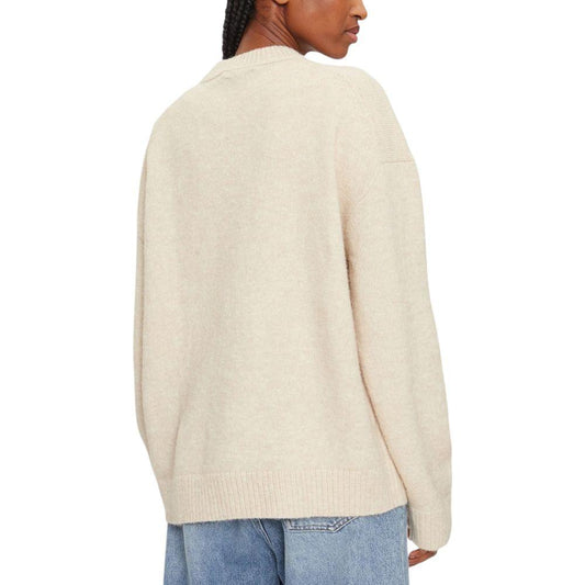 Calvin Klein Jeans Beige Polyester Sweater Calvin Klein Jeans