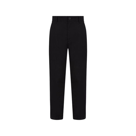 Calvin Klein Jeans Black Cotton Rigenerato Jeans & Pant Calvin Klein Jeans