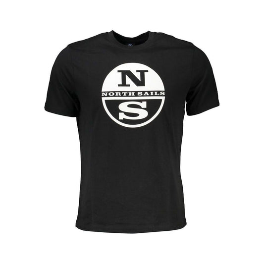 North Sails Black Cotton T-Shirt