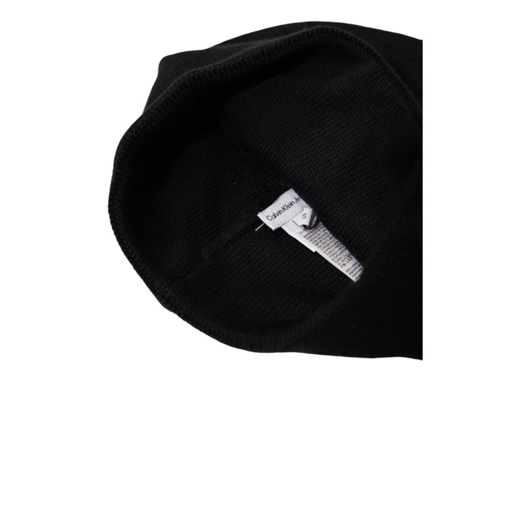 Calvin Klein Black Cotton Hat Calvin Klein