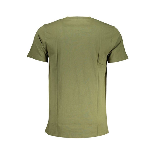 Cavalli Class Green Cotton T-Shirt Cavalli Class