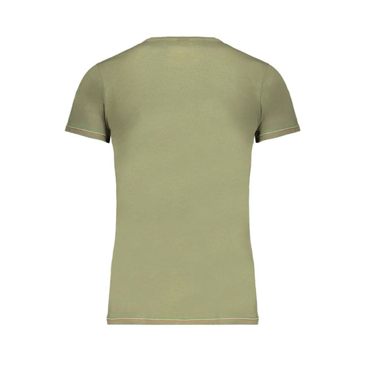 Aeronautica Militare Green Cotton T-Shirt Aeronautica Militare