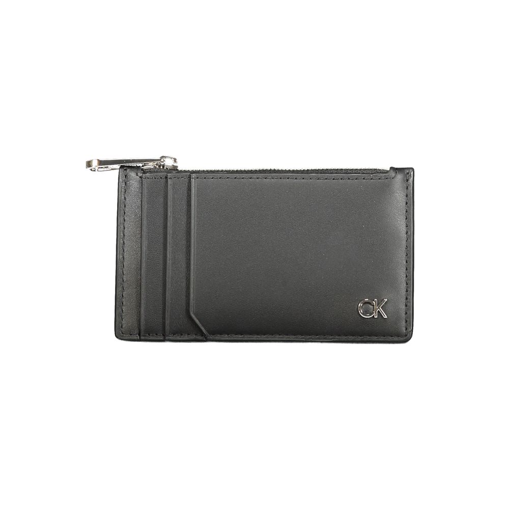 Calvin Klein Black Leather Wallet Calvin Klein