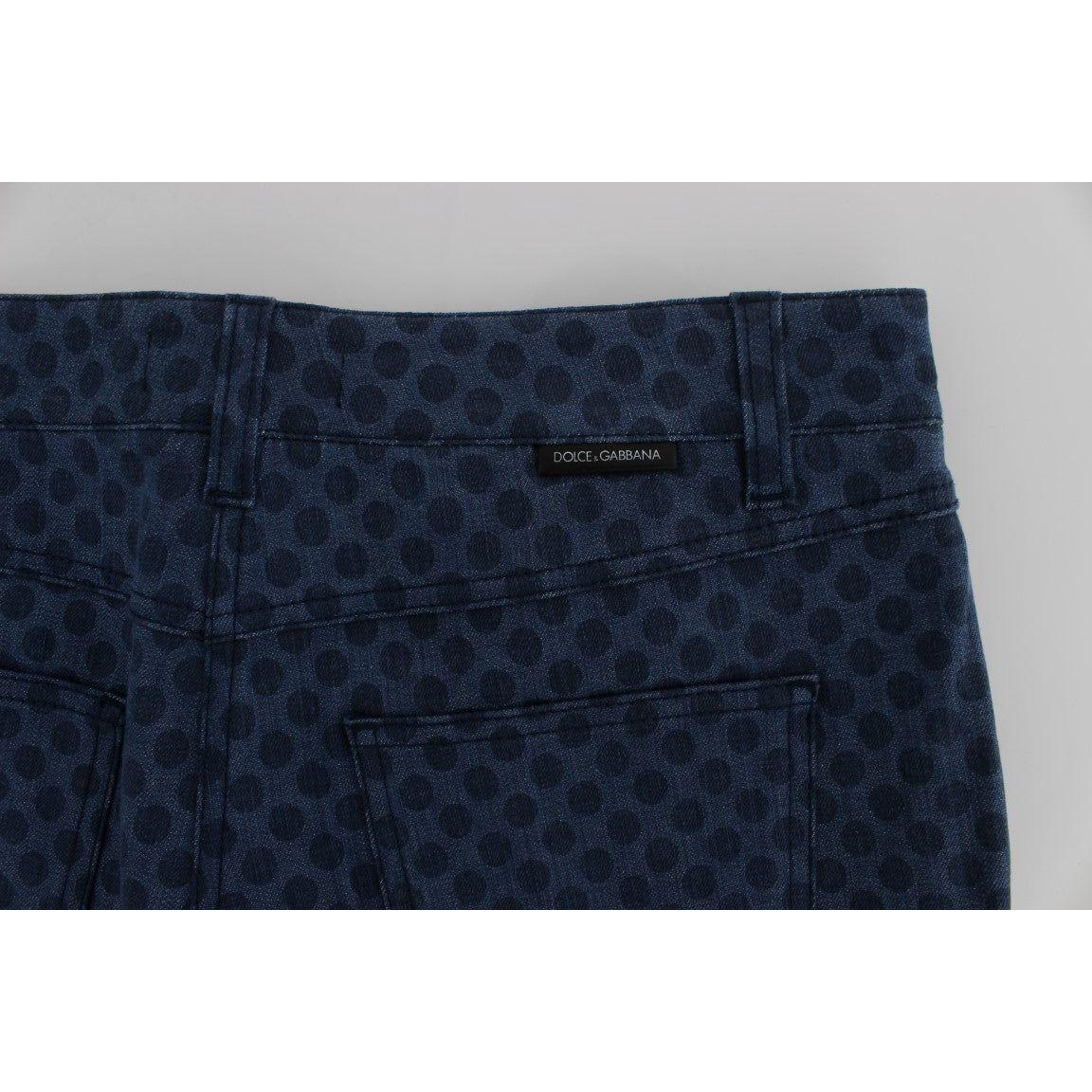 Dolce & Gabbana Polka Dotted Capri Stretch Jeans Dolce & Gabbana