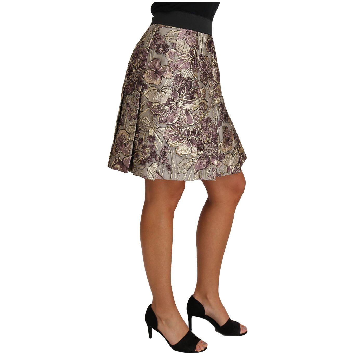 Dolce & Gabbana Floral Jacquard A-Line Skirt Delight Skirt Dolce & Gabbana