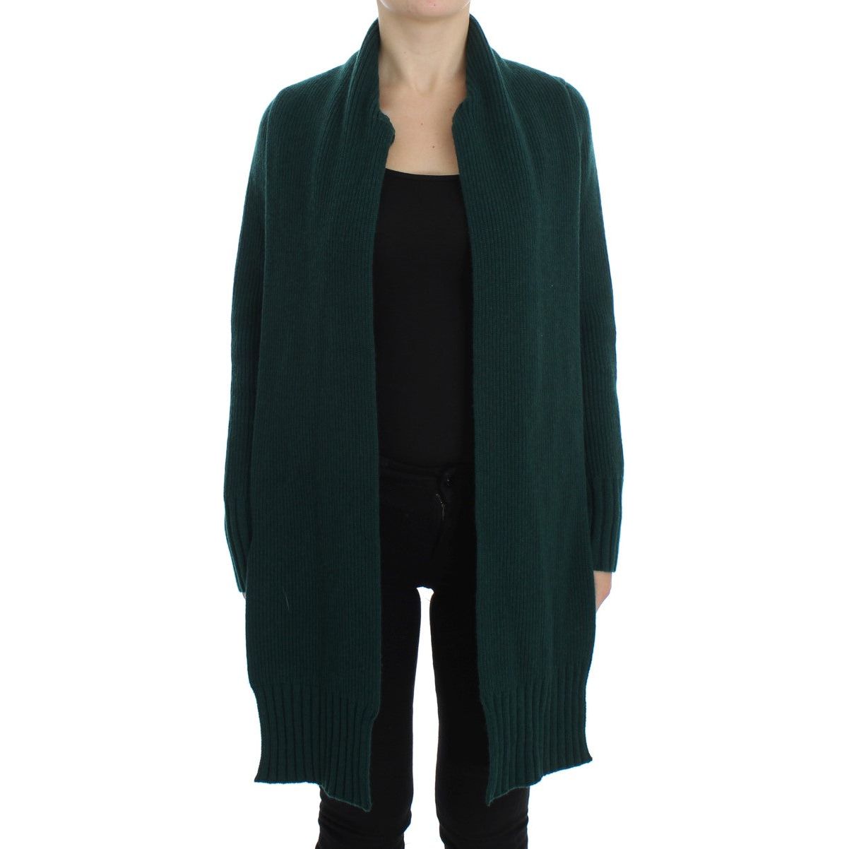 Dolce & Gabbana Elegant Green Cashmere Cardigan Sweater Dolce & Gabbana