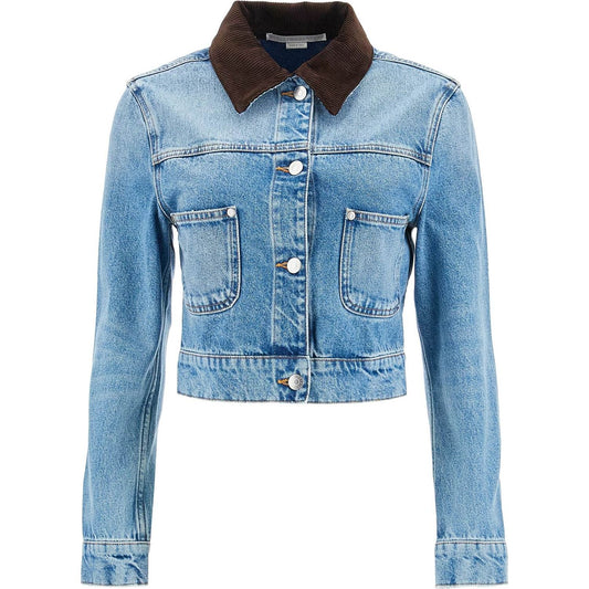 Stella McCartney cropped denim jacket for women Jackets Stella McCartney