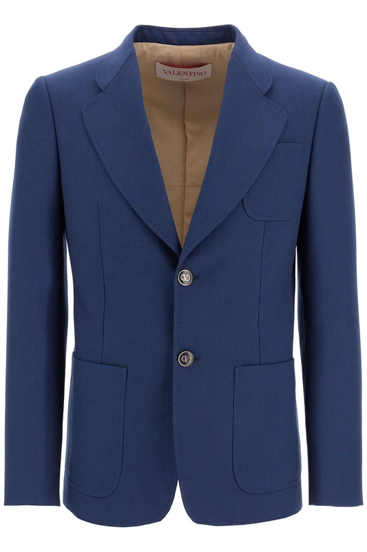 Valentino Garavani slim fit wool gabardine jacket