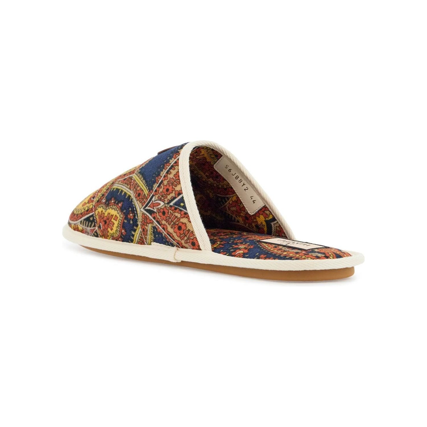 Valentino Garavani multicolor floral cotton slide slippers for home and short outings Sandals Valentino Garavani