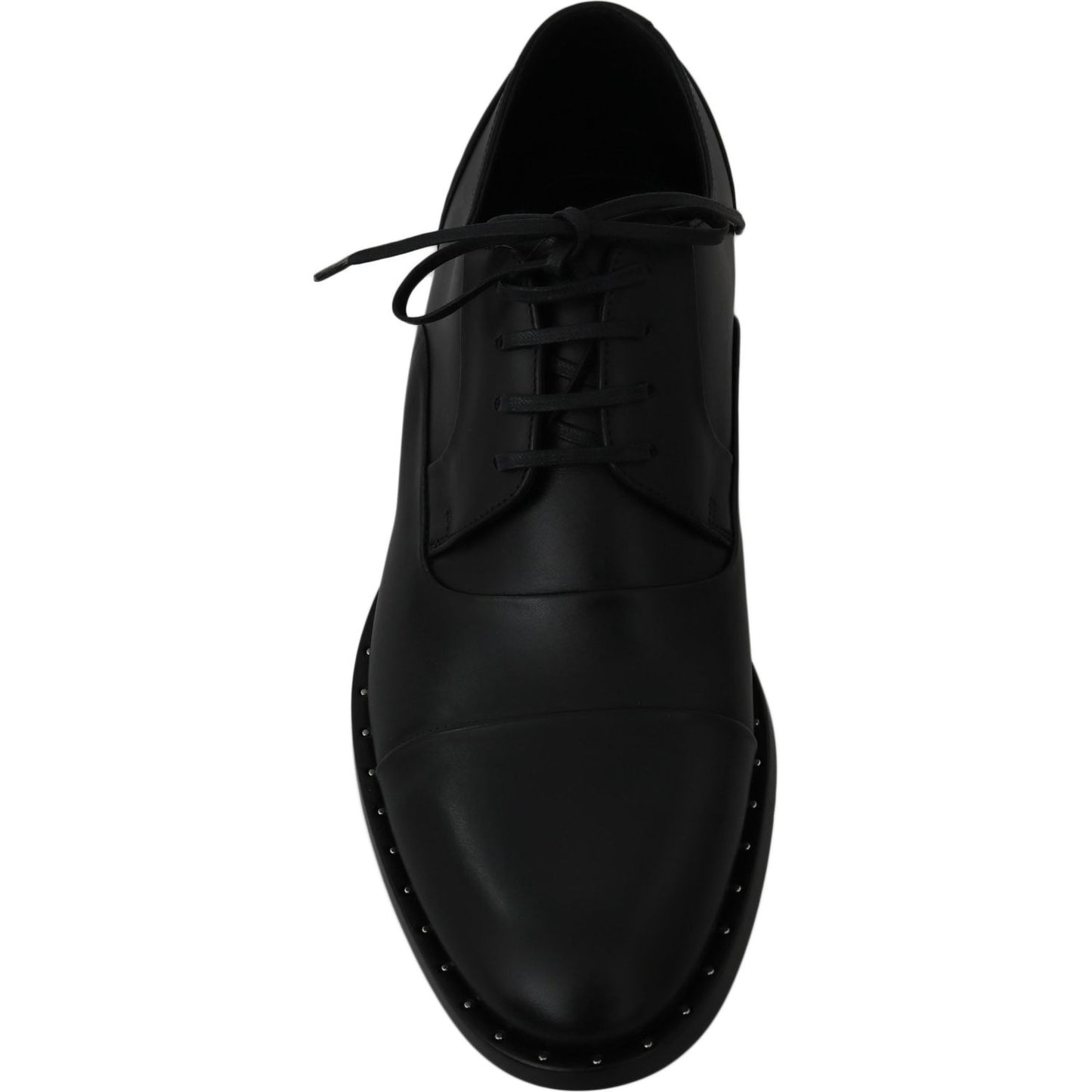 Dolce & Gabbana Sleek Black Leather Formal Dress Shoes Dress Shoes Dolce & Gabbana