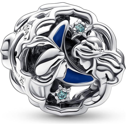 PANDORA CHARMS DISNEY COLLECTION Mod. ALADDIN. JASMIN & GENIE-0