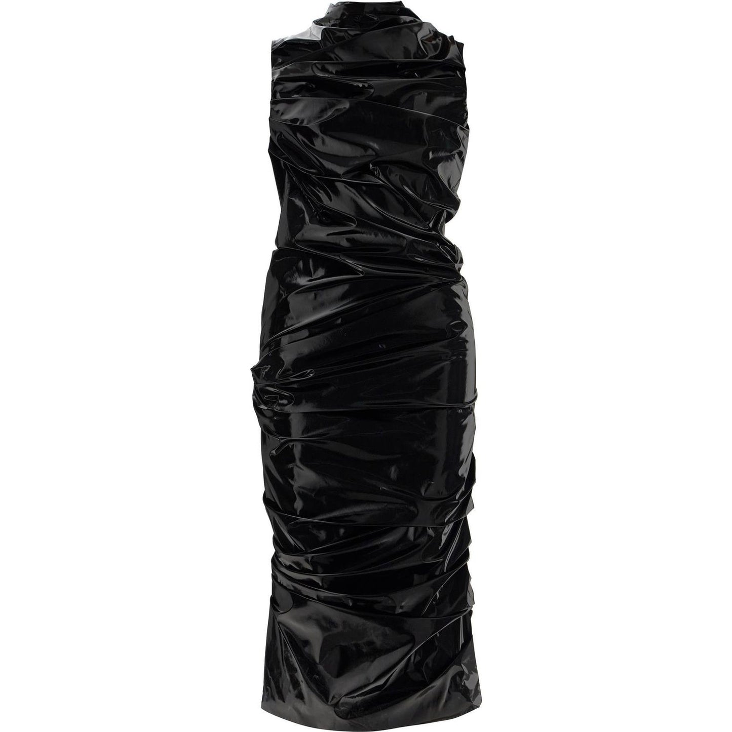 Alexander Mcqueen laminated jersey dress Dresses Alexander Mcqueen