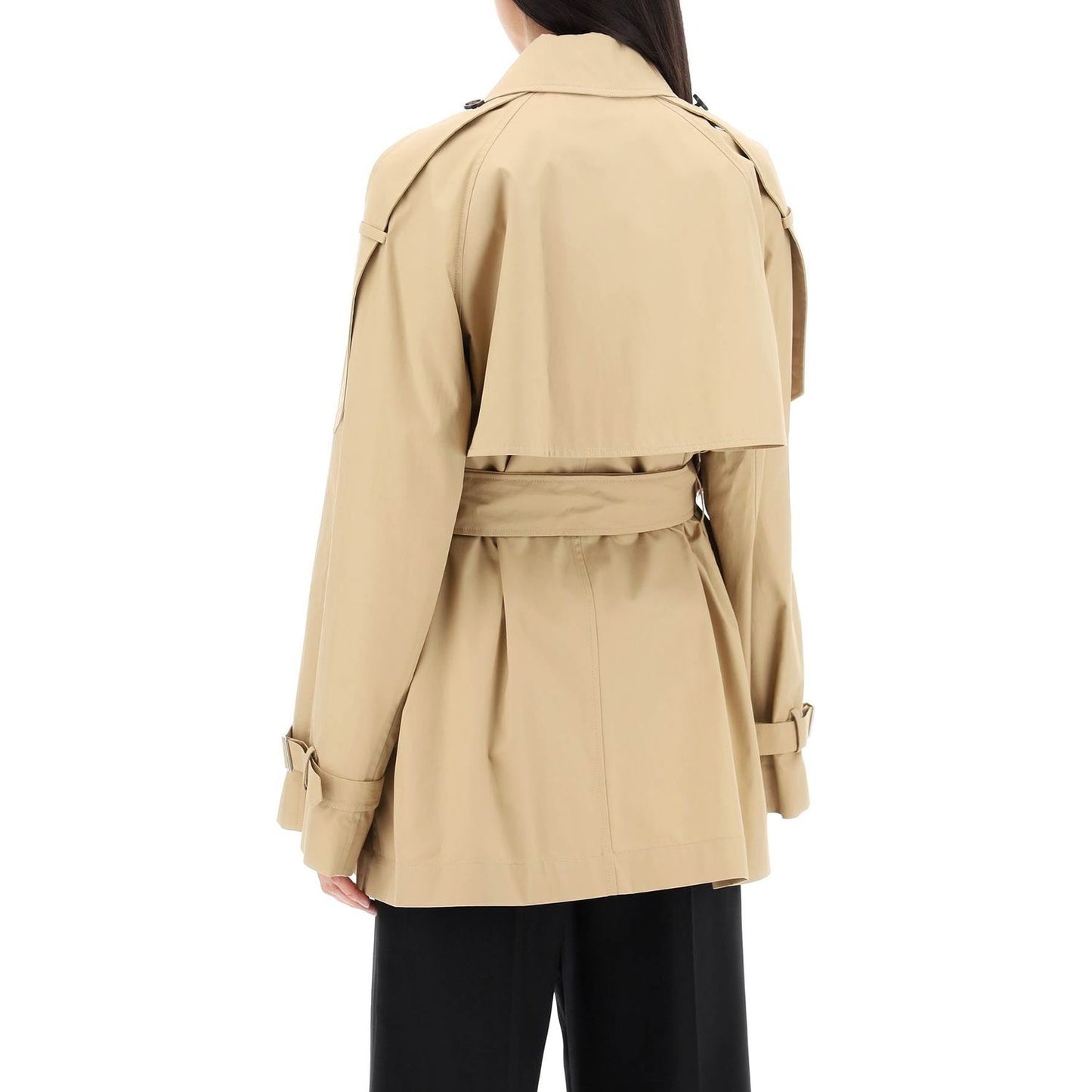 Burberry double-breasted midi trench coat Jackets Burberry