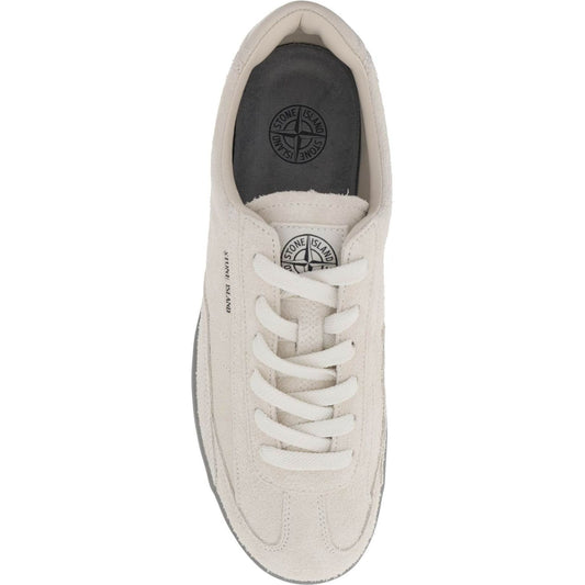 Stone Island suede leather rock sneakers for Sneakers Stone Island