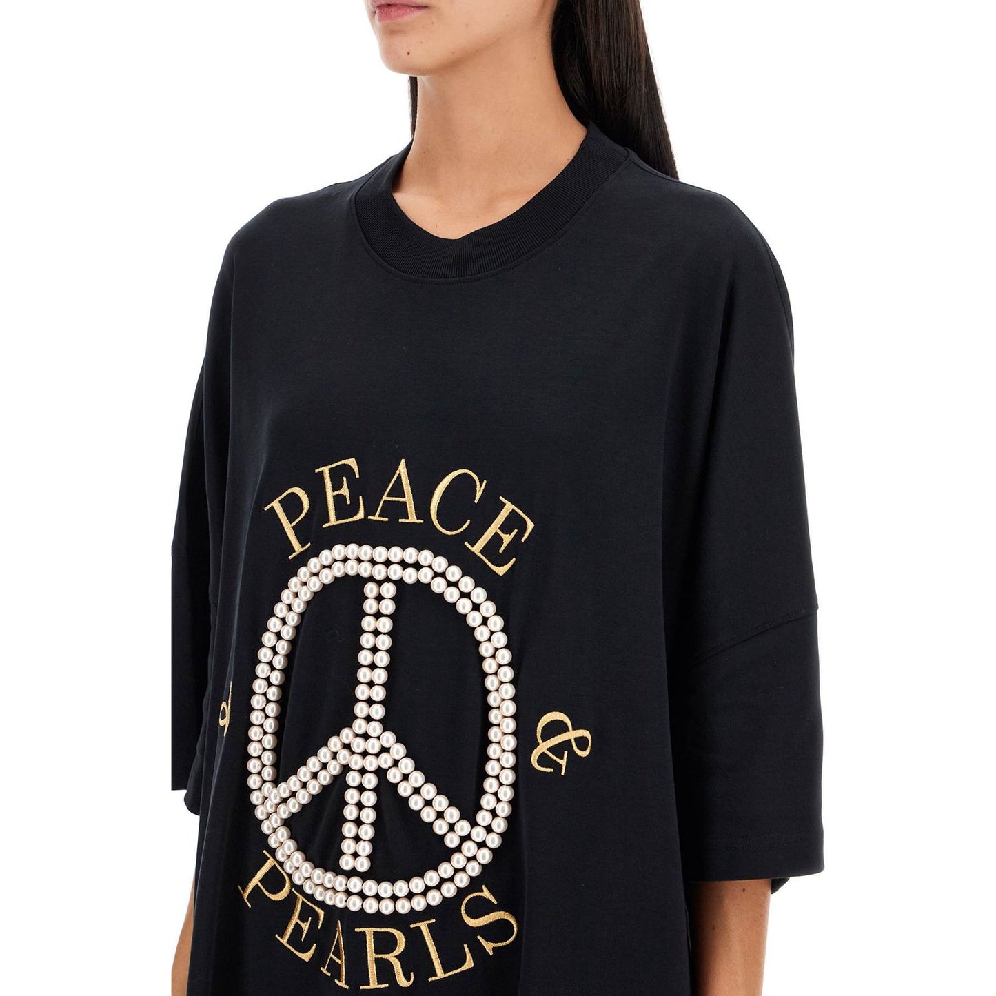 Moschino "peace & pearls t-shirt