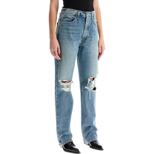 Agolde relaxed straight fit kelly used effect jeans Jeans Agolde