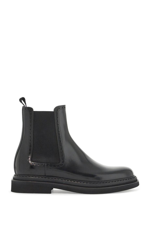 Dolce & Gabbana brushed leather chelsea ankle boots Boots Dolce & Gabbana