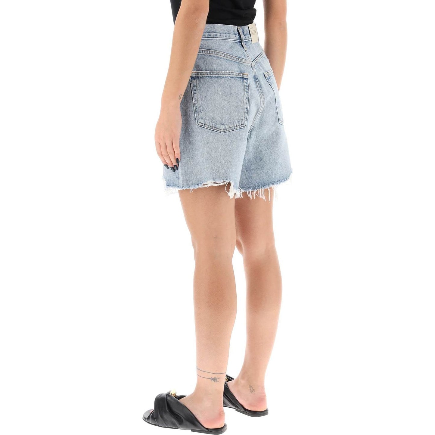 Agolde stella denim shorts Short trousers Agolde