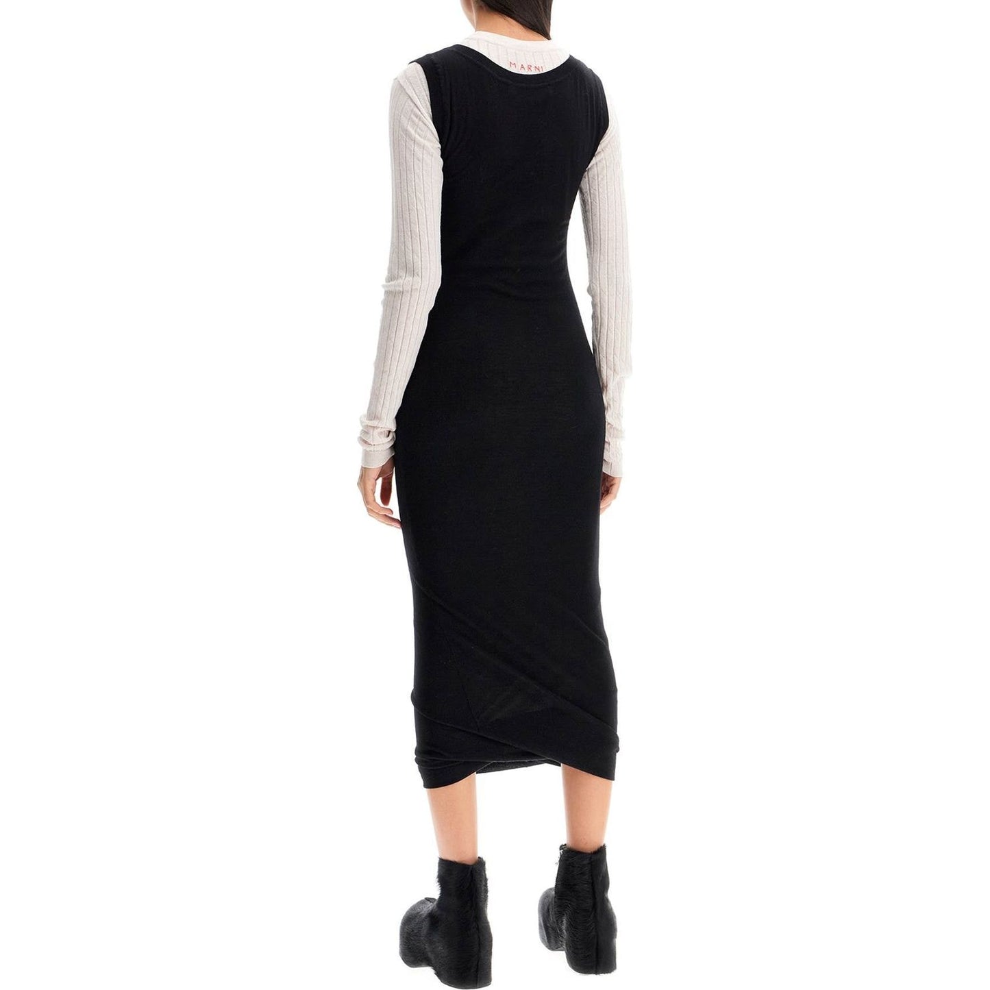 Marni layered knit dress Dresses Marni