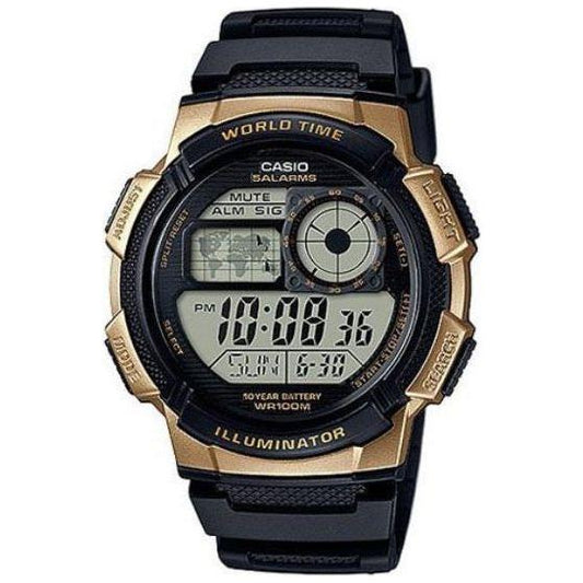 CASIO Mod. WORLD TIME ILLUMINATOR - 5 Alarms, 10 Year battery WATCHES CASIO COLLECTION & VINTAGE