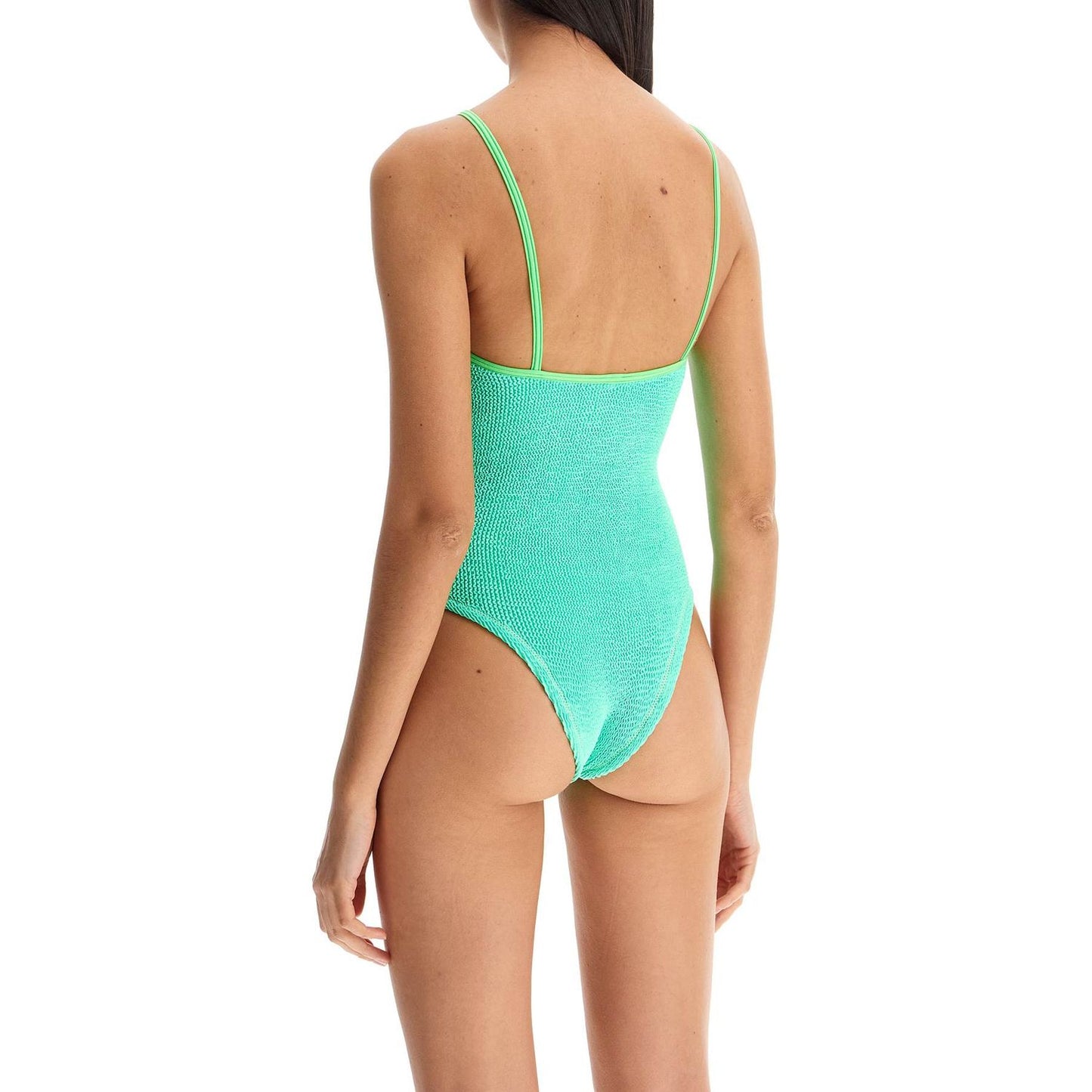 Reina Olga high-waisted neon green one-piece swimsuit with adjustable straps Beachwear & underwear Reina Olga