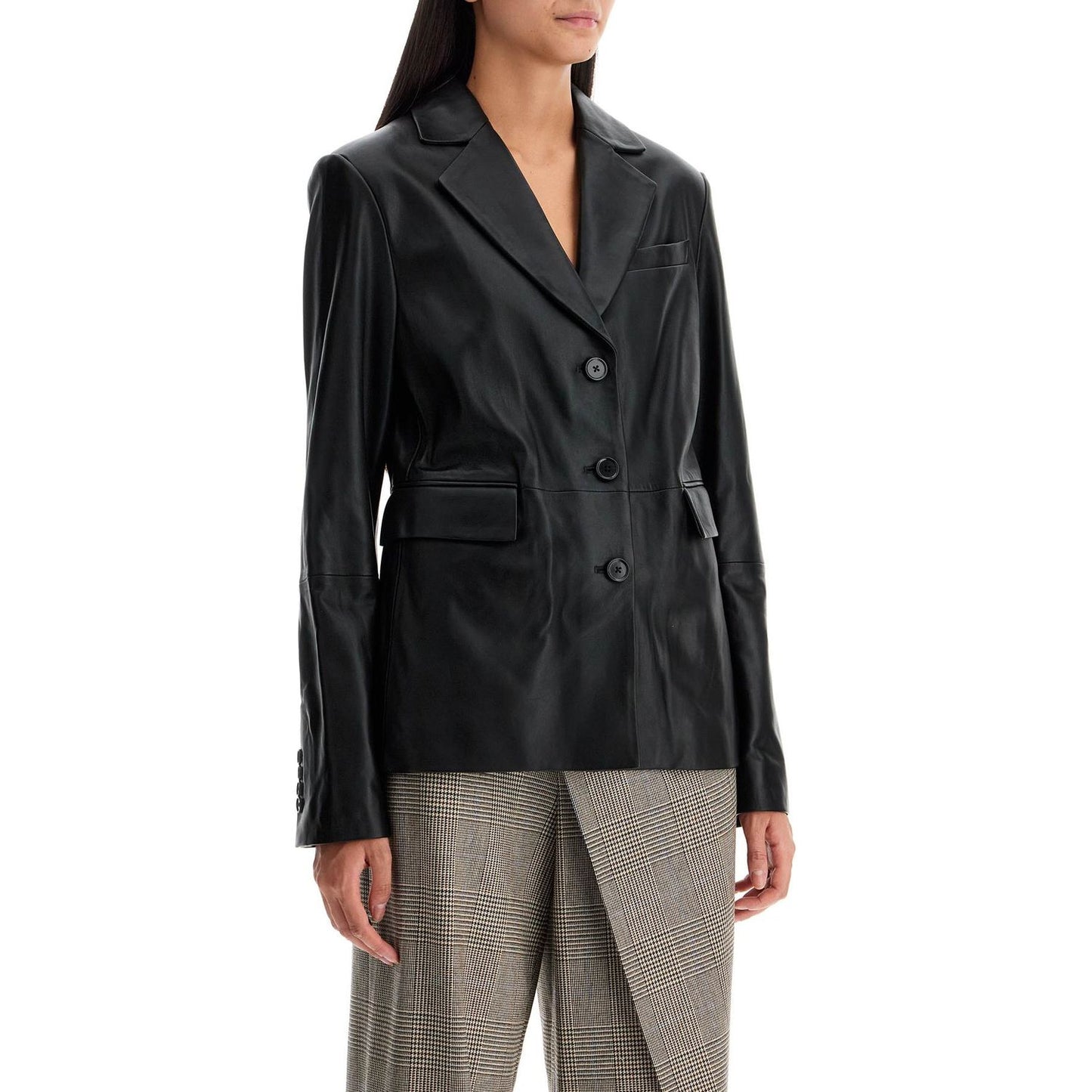 Loulou Studio aldo leather blazer