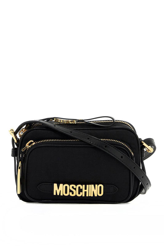 Moschino mini shoulder bag with metal logo Shopper Moschino