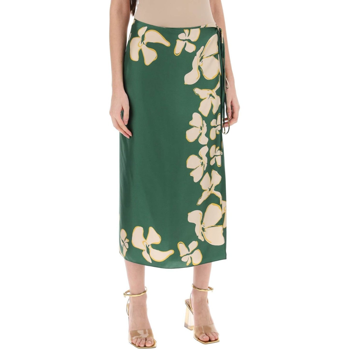 Raquel Diniz 's silk floral wrap skirt Skirts Raquel Diniz