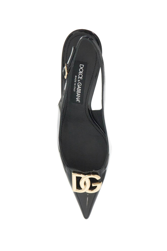 Dolce & Gabbana glossy leather slingback dã© Pumps Dolce & Gabbana