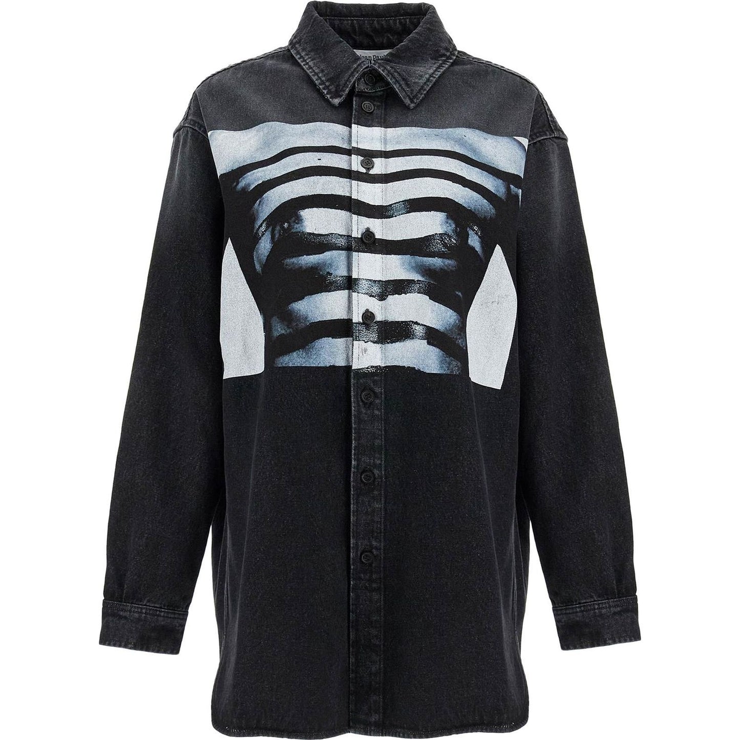 JEAN PAUL GAULTIER denim 'Body Marinière print Shirt Topwear JEAN PAUL GAULTIER