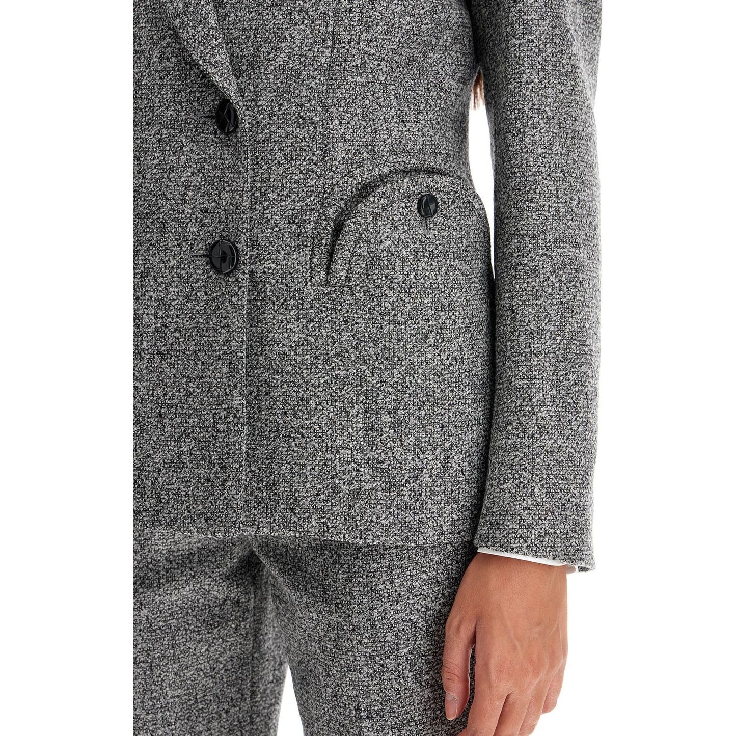 Blaze Milano koru charmer tweed bouclé double-breasted blazer