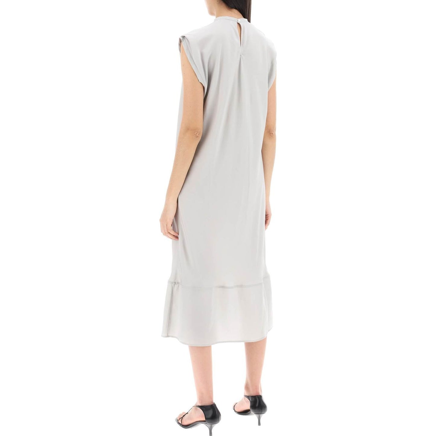 Lemaire midi dress with diagonal cut in Dresses Lemaire