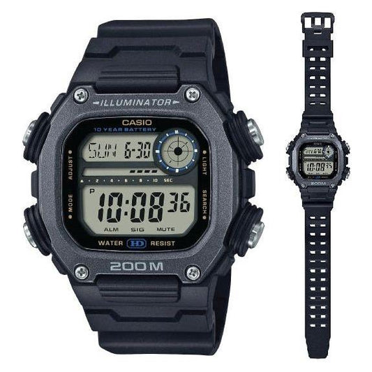 CASIO ILLUMINATOR DIVER 200m, 10 Years Battery - XL Strap WATCHES CASIO COLLECTION & VINTAGE