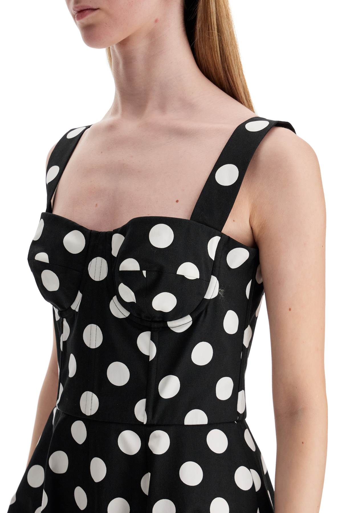 Dolce & Gabbana polka dot print strapless mini dress Dresses Dolce & Gabbana