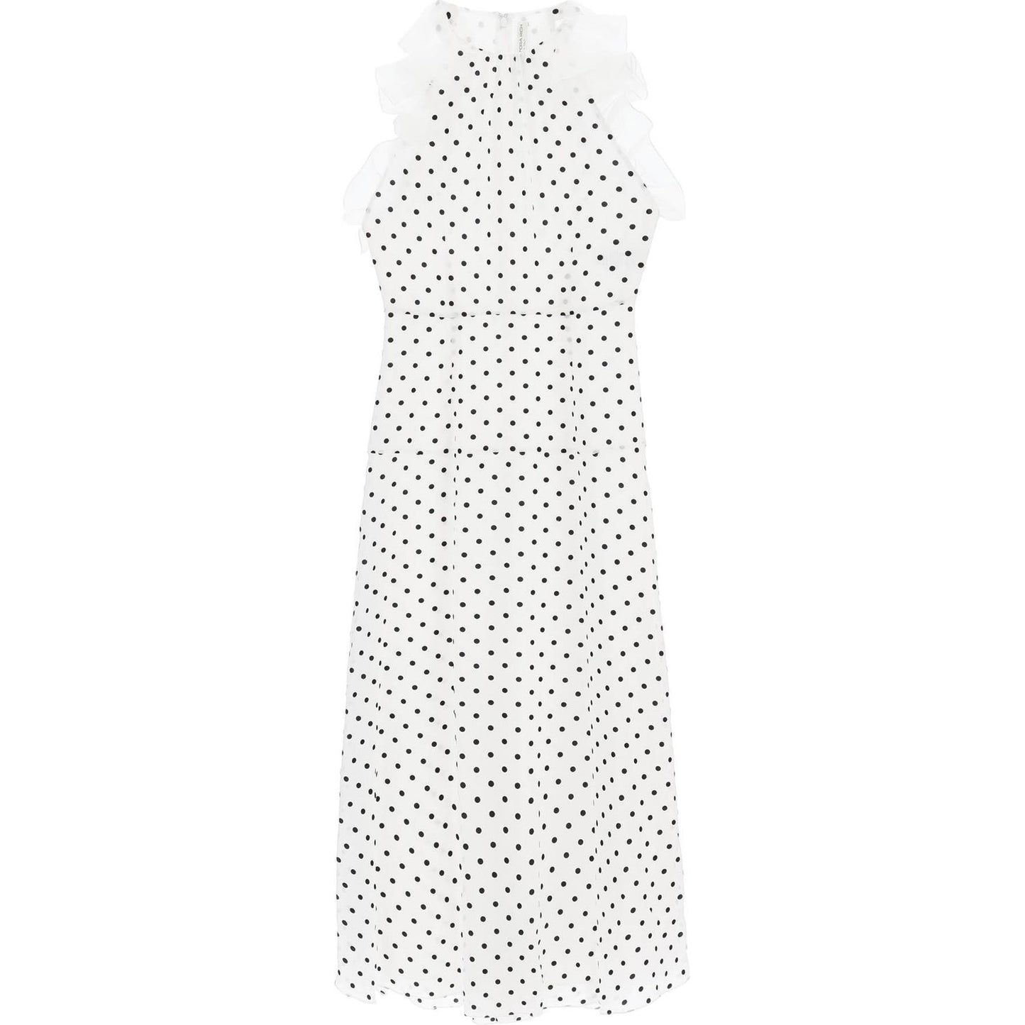 Alessandra Rich sleeveless maxi dress in polka Dresses Alessandra Rich