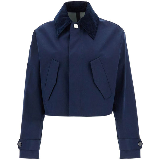 Ami Alexandre Matiussi cropped canvas jacket for women