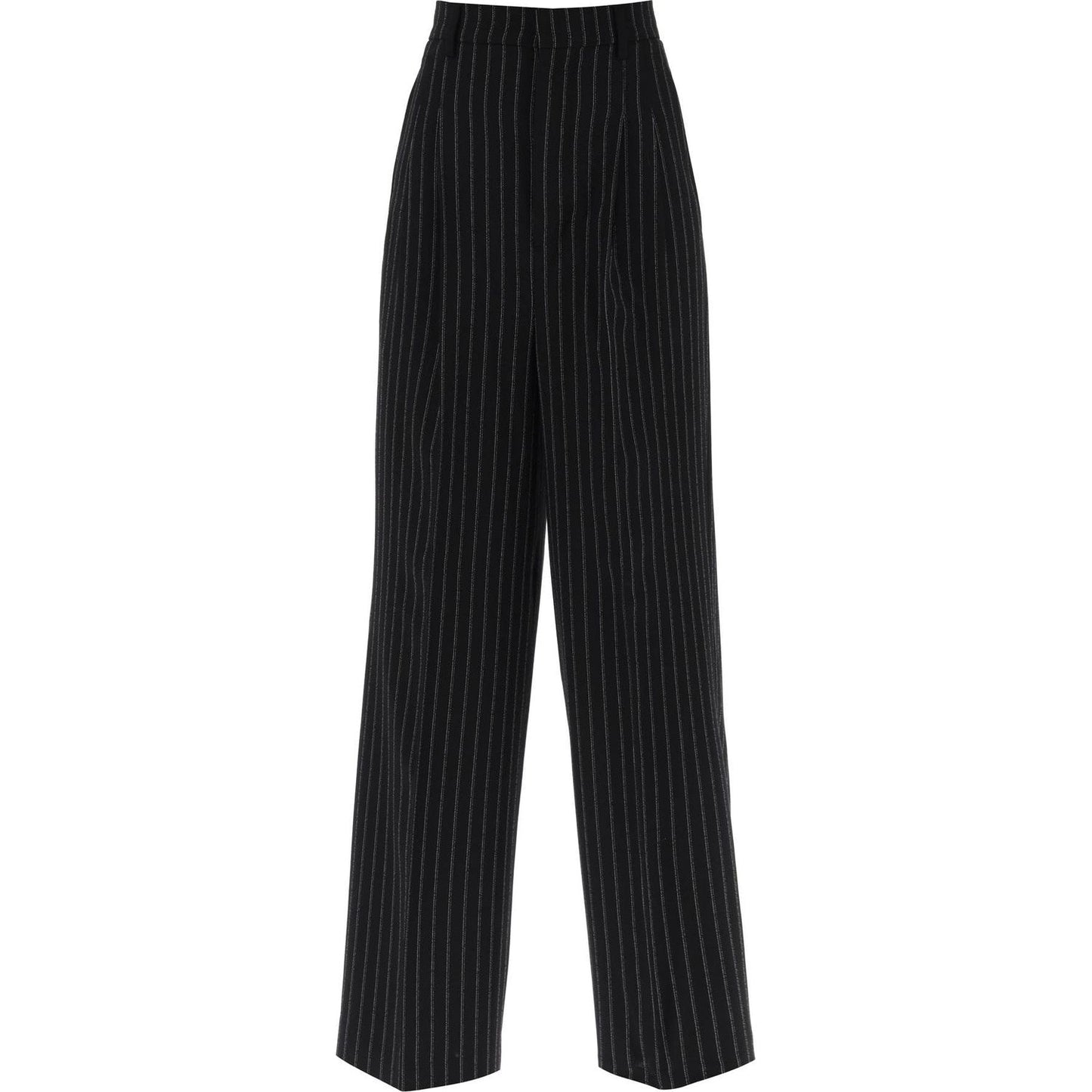 Ami Alexandre Matiussi wide-legged pinstripe trousers with Trousers Ami Alexandre Matiussi