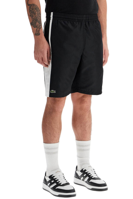 Lacoste sporty color block bermuda shorts Short trousers Lacoste