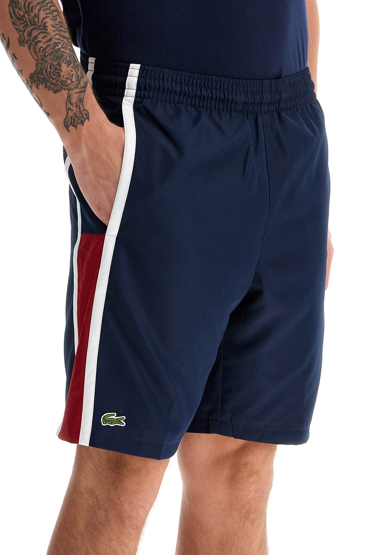 Lacoste sporty color block bermuda shorts Short trousers Lacoste