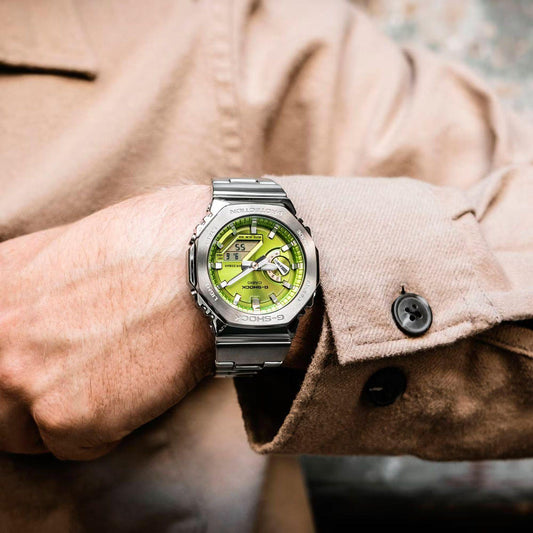 CASIO G-SHOCK Mod. OAK G-STEEL LIME GREEN WATCHES CASIO G-SHOCK