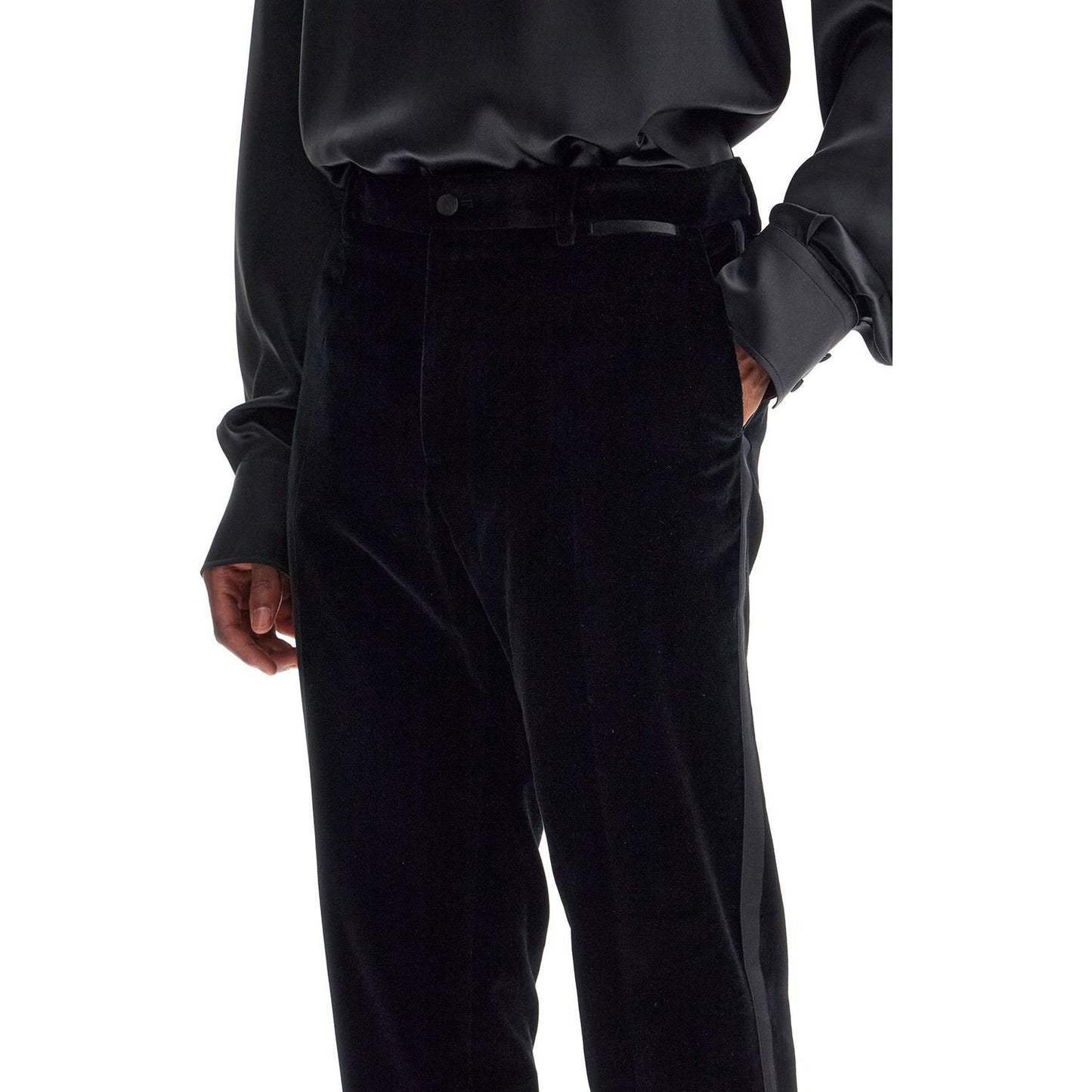 Dolce & Gabbana velvet tuxedo pants Trousers Dolce & Gabbana