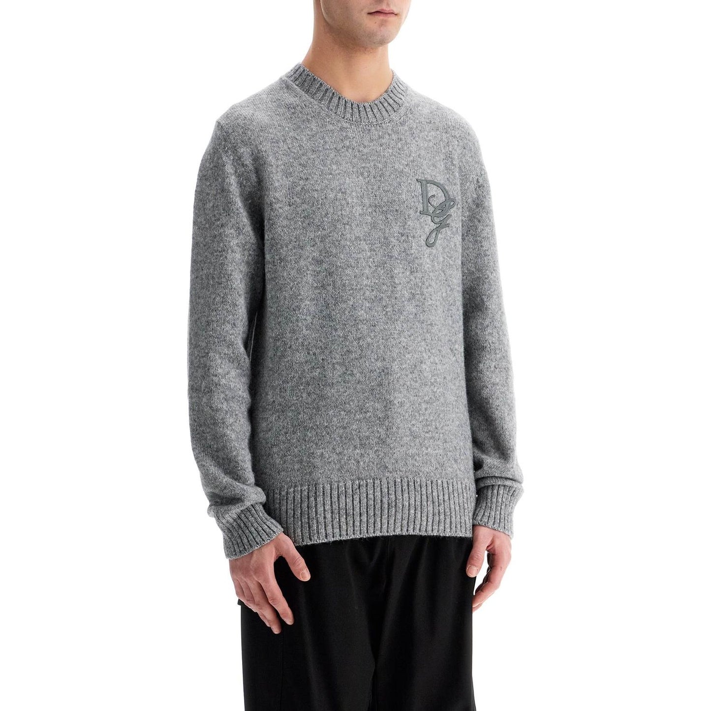 Dolce & Gabbana 'round neck pullover with dg Knitwear Dolce & Gabbana