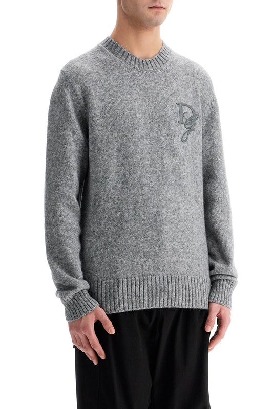 Dolce & Gabbana 'round neck pullover with dg Knitwear Dolce & Gabbana