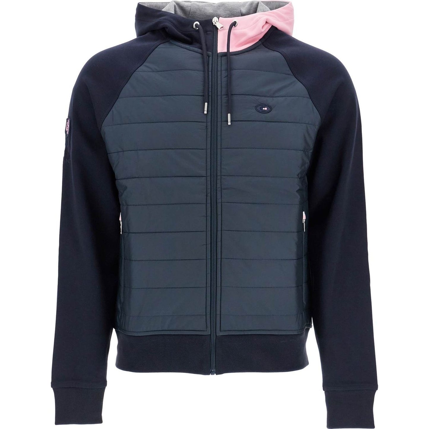 EDEN PARK dark blue hoodie with zip Topwear EDEN PARK