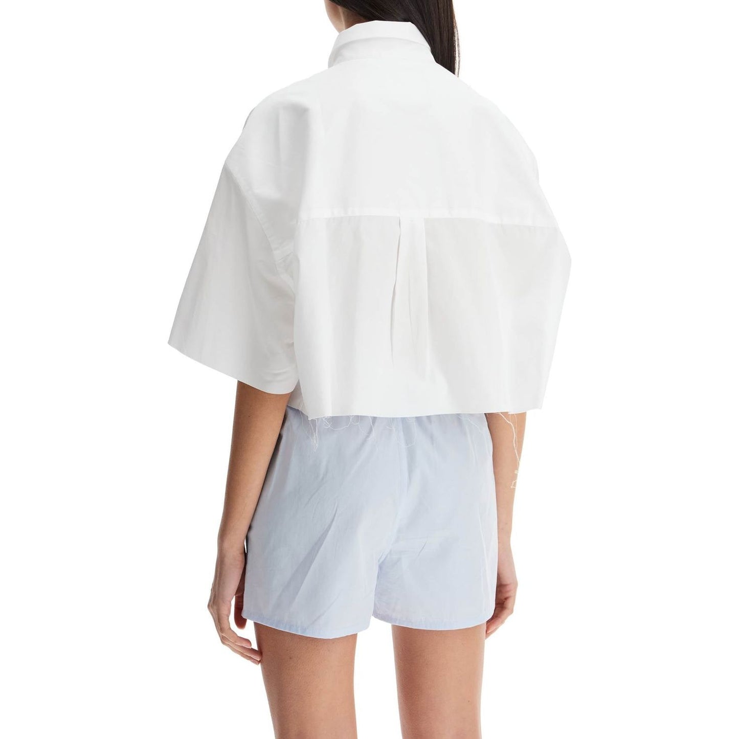 Homme Girls white oversized cotton shirt Topwear Homme Girls