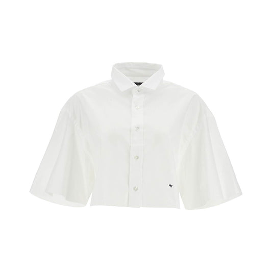 Homme Girls white oversized cotton shirt Topwear Homme Girls