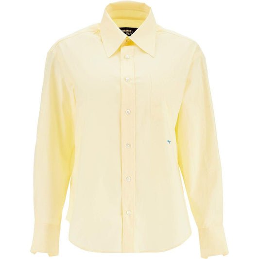 Homme Girls pale yellow cotton 70's style women's shirt Topwear Homme Girls