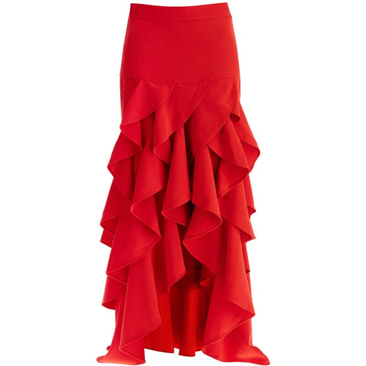 Moschino asymmetric skirt with ruffles