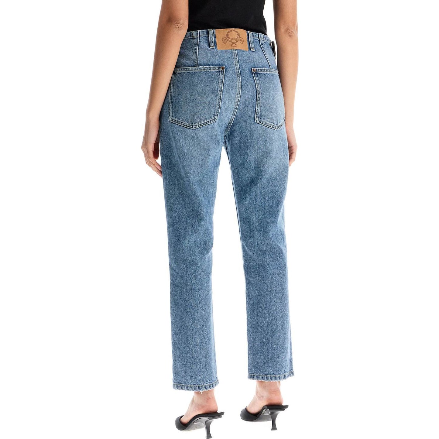 Moschino slim fit jeans with adjustable waistband Jeans Moschino