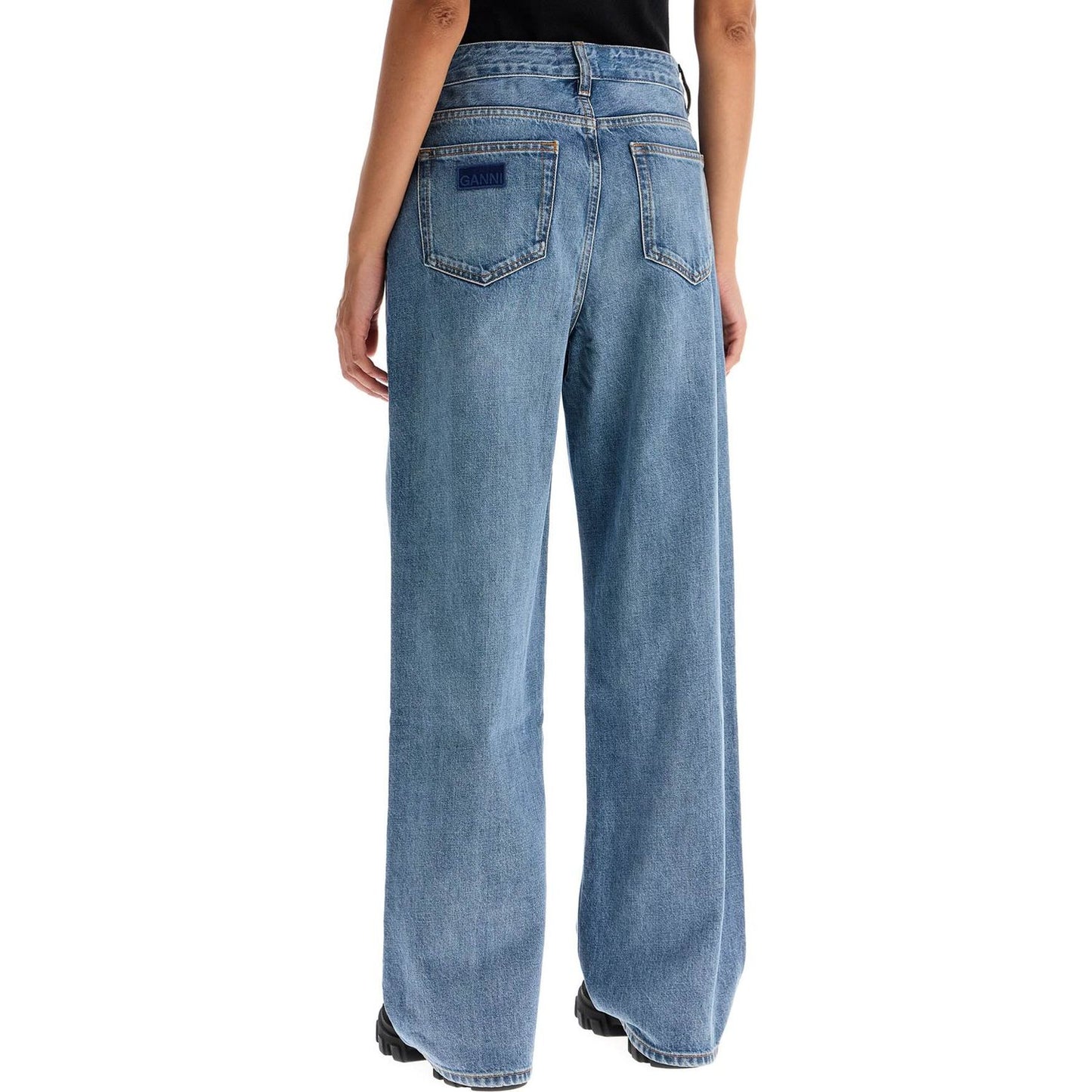 Ganni baggy jeans with iz Jeans Ganni